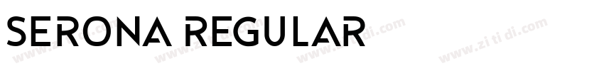 Serona Regular字体转换